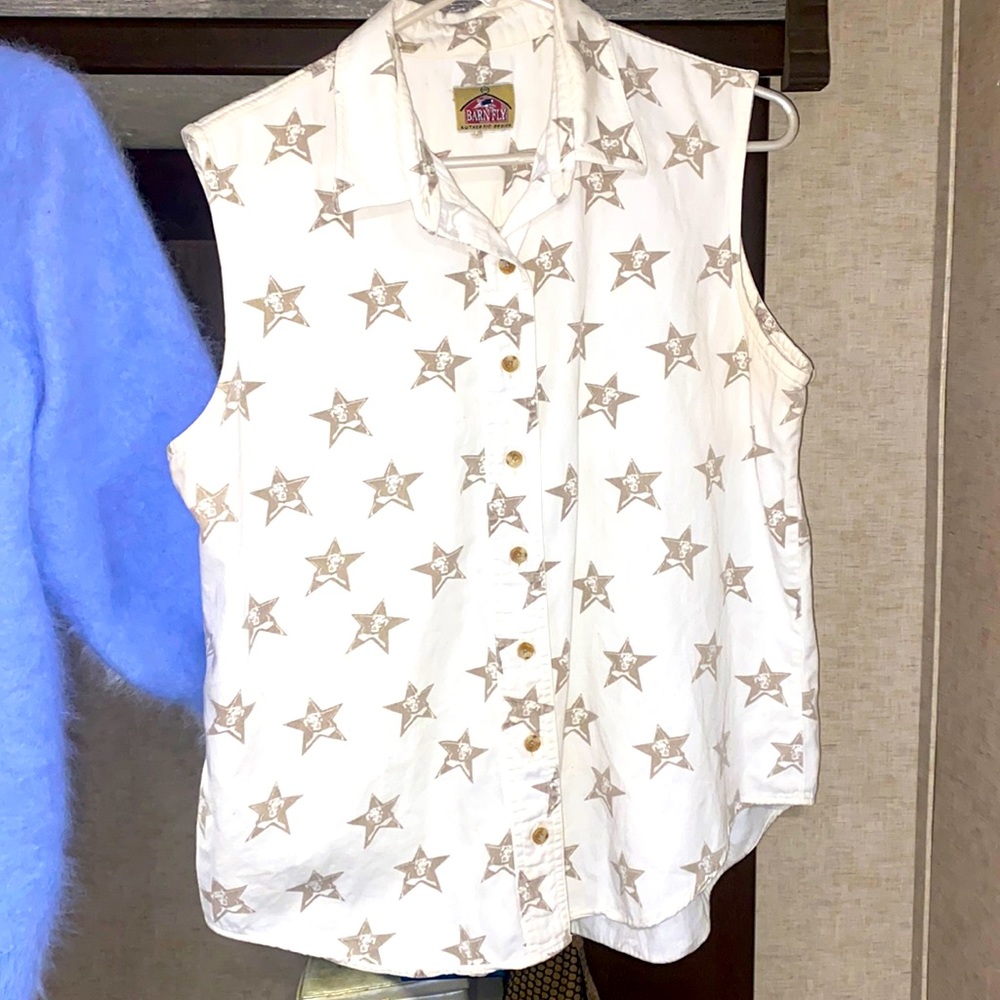 RARE Marilyn Monroe Barn Fly Western Shirt